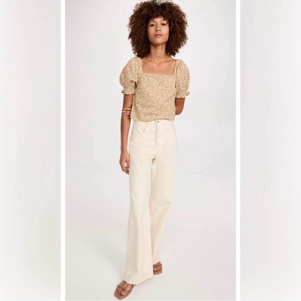 Madewell Hopewell Cropped Top Sz. M